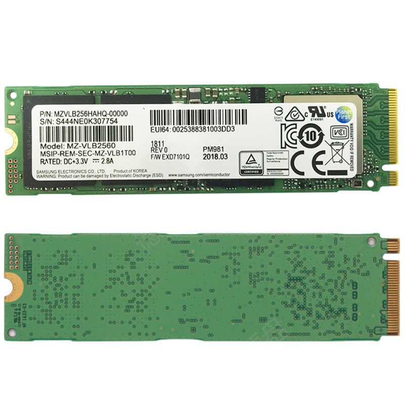 Ổ cứng ssd Samsung NVMe PM981a M.2 PCIe Gen3 x4 256GB | BigBuy360 - bigbuy360.vn