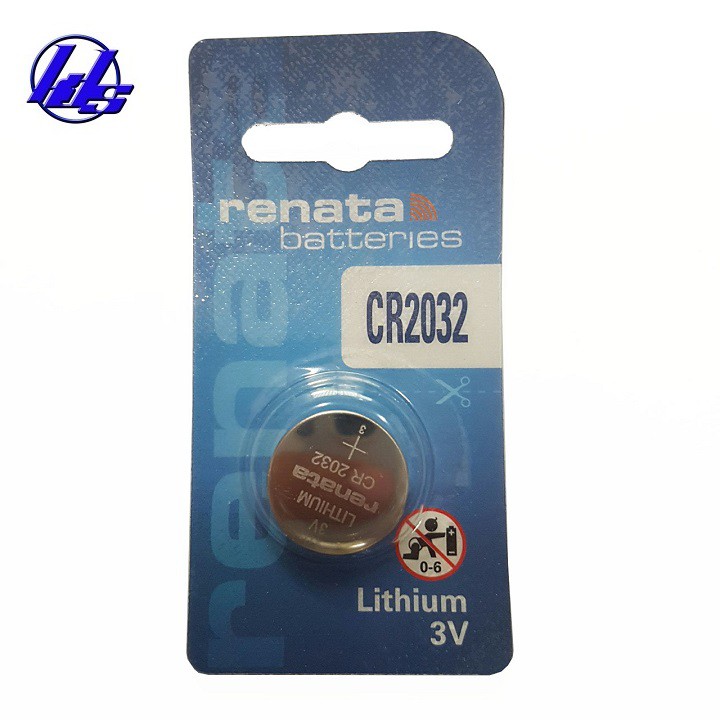 Pin CR2032 Renata lithium 3V chính hãng- Vỉ 1 viên