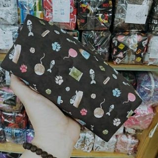 Hộp bút vải loang màu cổ điển.