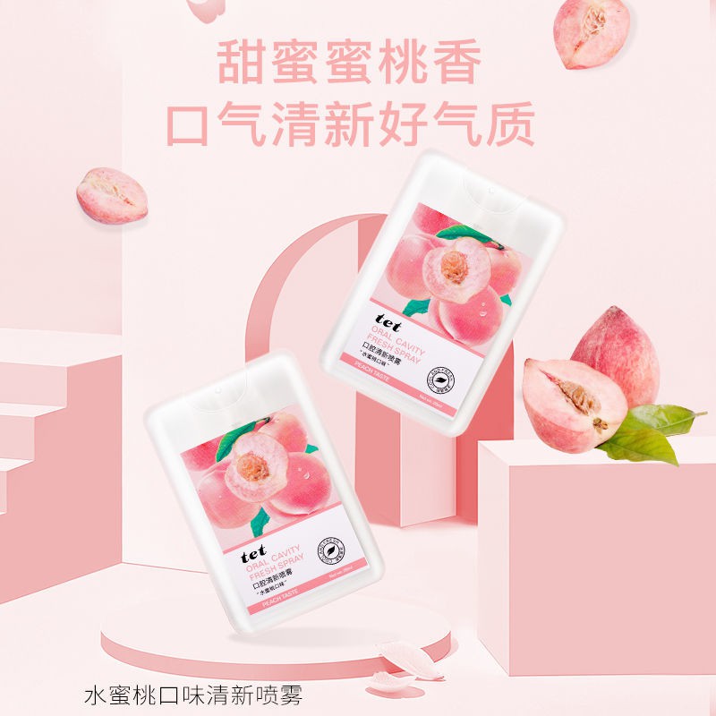 Bình Xịt Làm Hơi Thở Thơm Mát Bảo Vệ Răng Hương Đào 20ml