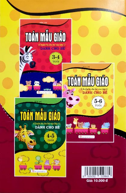 Sách - Combo 3 quyển Toán mẫu giáo dành cho bé chuẩn bị vào lớp 1 | BigBuy360 - bigbuy360.vn