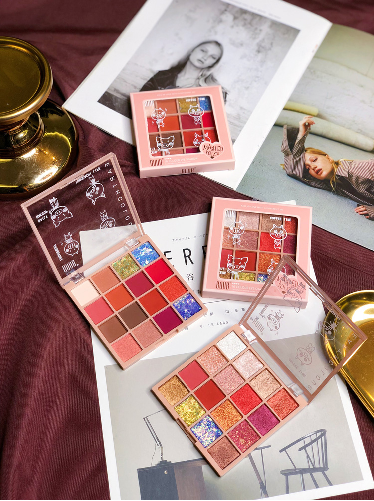 (Hàng Mới Về) Bảng Phấn Mắt 16 Màu Lì Ánh Ngọc Trai Lấp Lánh Lâu Trôi | BigBuy360 - bigbuy360.vn