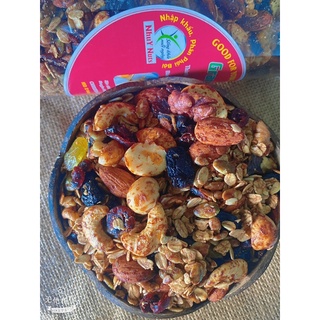 500g ngũ cốc ăn kiêng granola vị chocolate nhiều hạt ít yến mạch