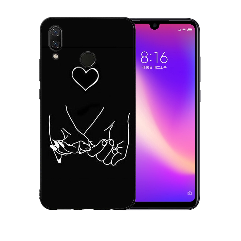 Ốp Lưng Họa Tiết Hình Bàn Tay Bắn Tim Thời Trang Cho Xiaomi Redmi 6a 5a 4x Note 5 6 Pro Note 4x