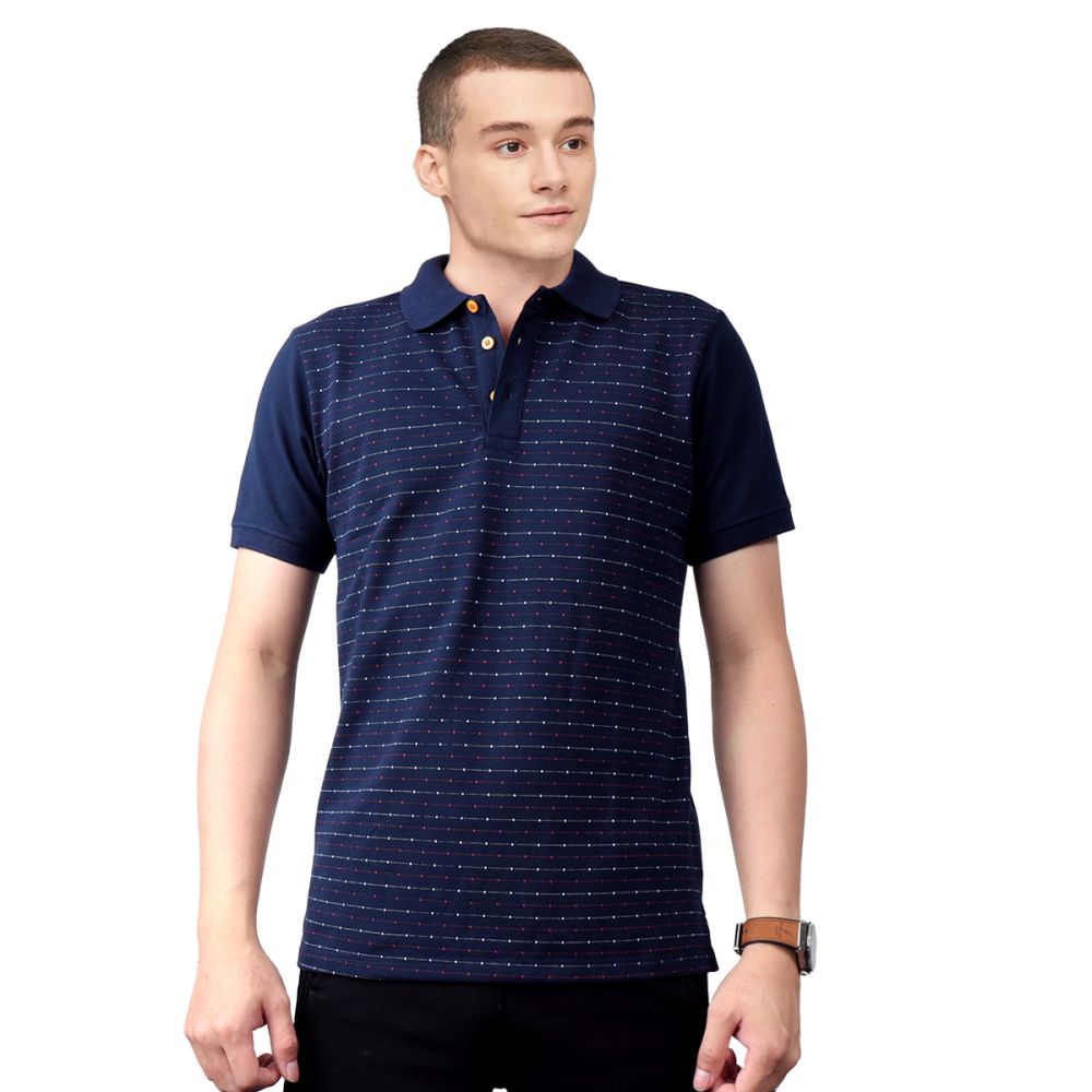 Áo thun polo nam in họa tiết chấm tròn, vải cotton cá sấu, chuẩn form dáng đẹp PPL31-1 nhiều màu PigoFashion