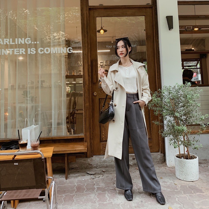 ÁO MANGTO HÀN QUỐC CHẤT ĐẸP SIÊU HOT2020 ( 3 màu - có sẵn)