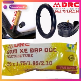 Ruột xe đạp 20x1.75/1.95/2.10 chính hãng drc