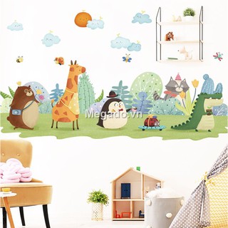 Decal dán tường con vật hoạt hình A245