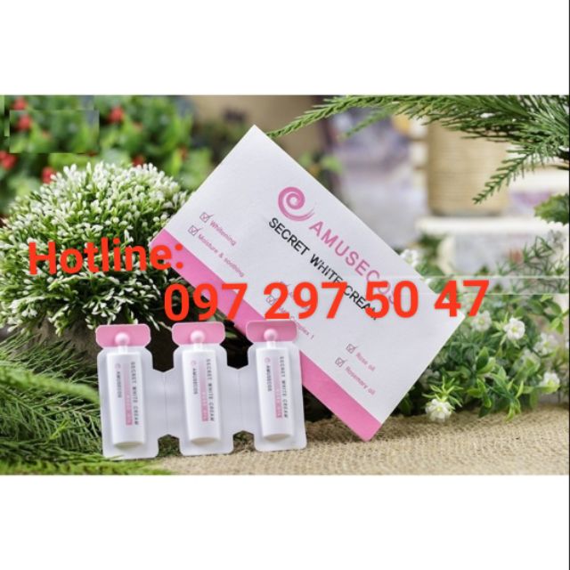 Gel Se Khít Làm Hồng Vùng Kín * AMUSECOS SECRET WHITE CREAM ROSE OIL*