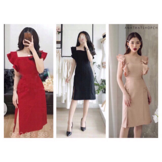 Đầm body xẻ tà sang chảnh