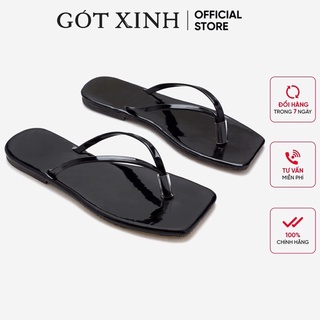 Dép quai kẹp GÓT XINH GX378 đế bệt xinh xắn