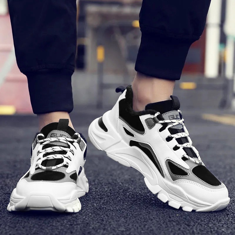 [MỚI 2022] Giày sneaker nam cao cấp Phối màu Đen xám bản chuẩn