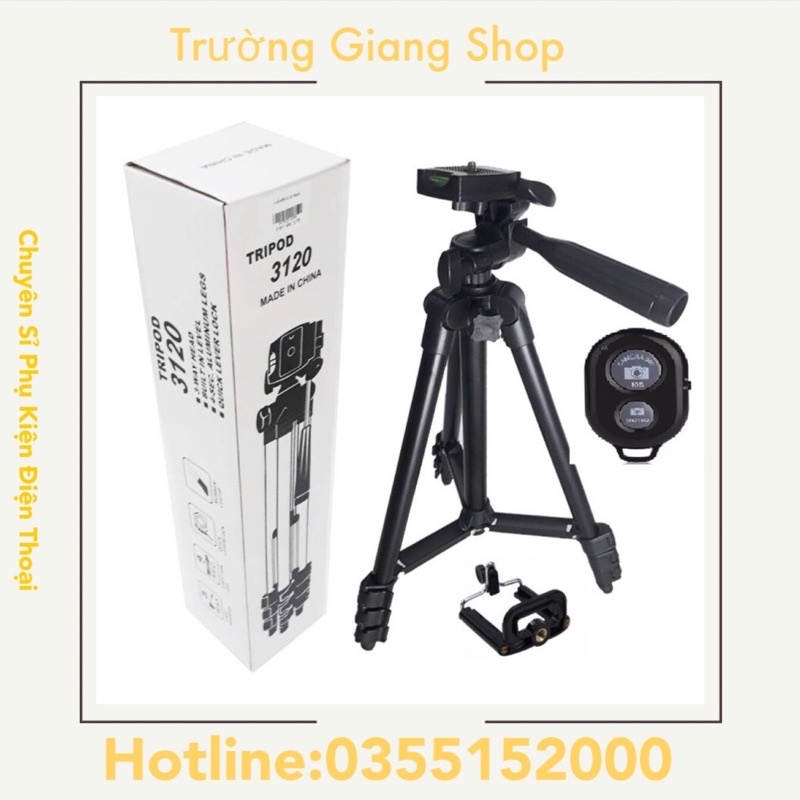 [Sỉ lẻ rẻ vô địch] Gậy 3 Chân Tripod TF 3120 Loại Xịn,Loại Tốt,Top City Chân Chắc Chắn