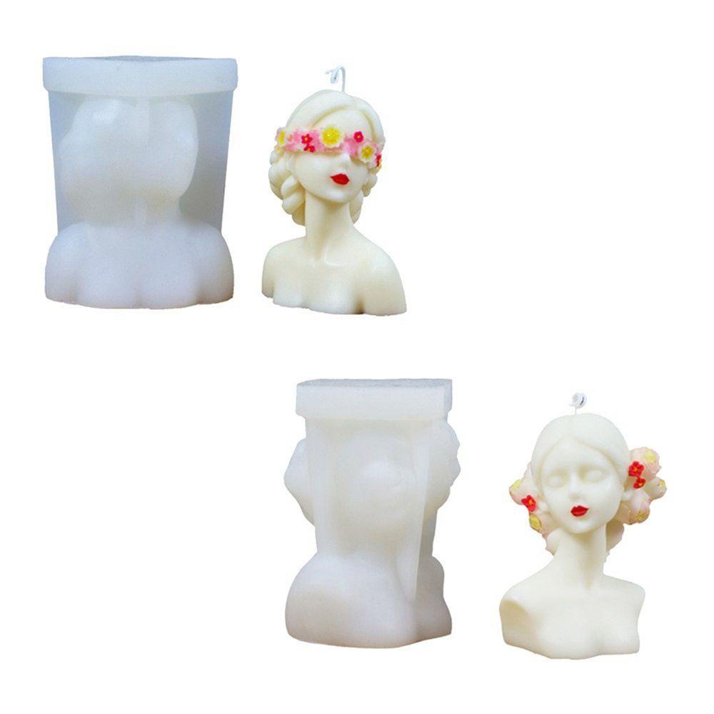 PATRICIA 1 Khuôn Làm Bánh Thủ Công DIY Hình Cô Gái Bịt Mắt Dễ Thương