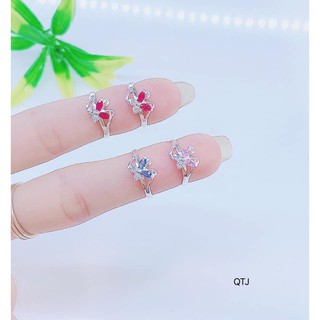 NHẪN HÌNH BƯỚM CHO BÉ GÁI- NHẪN TRẺ CON BẠC TA