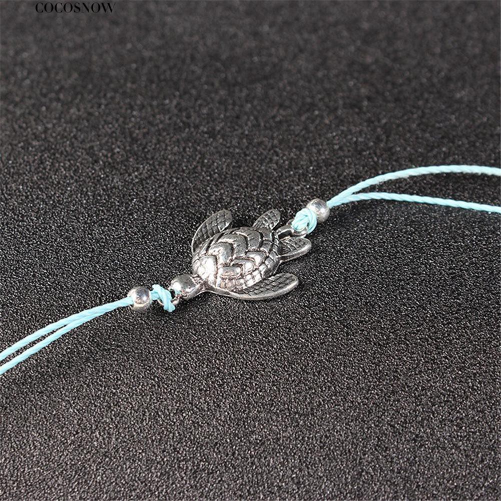 Vòng chân mặt hình rùa mini phong cách retro bắt mắt | BigBuy360 - bigbuy360.vn