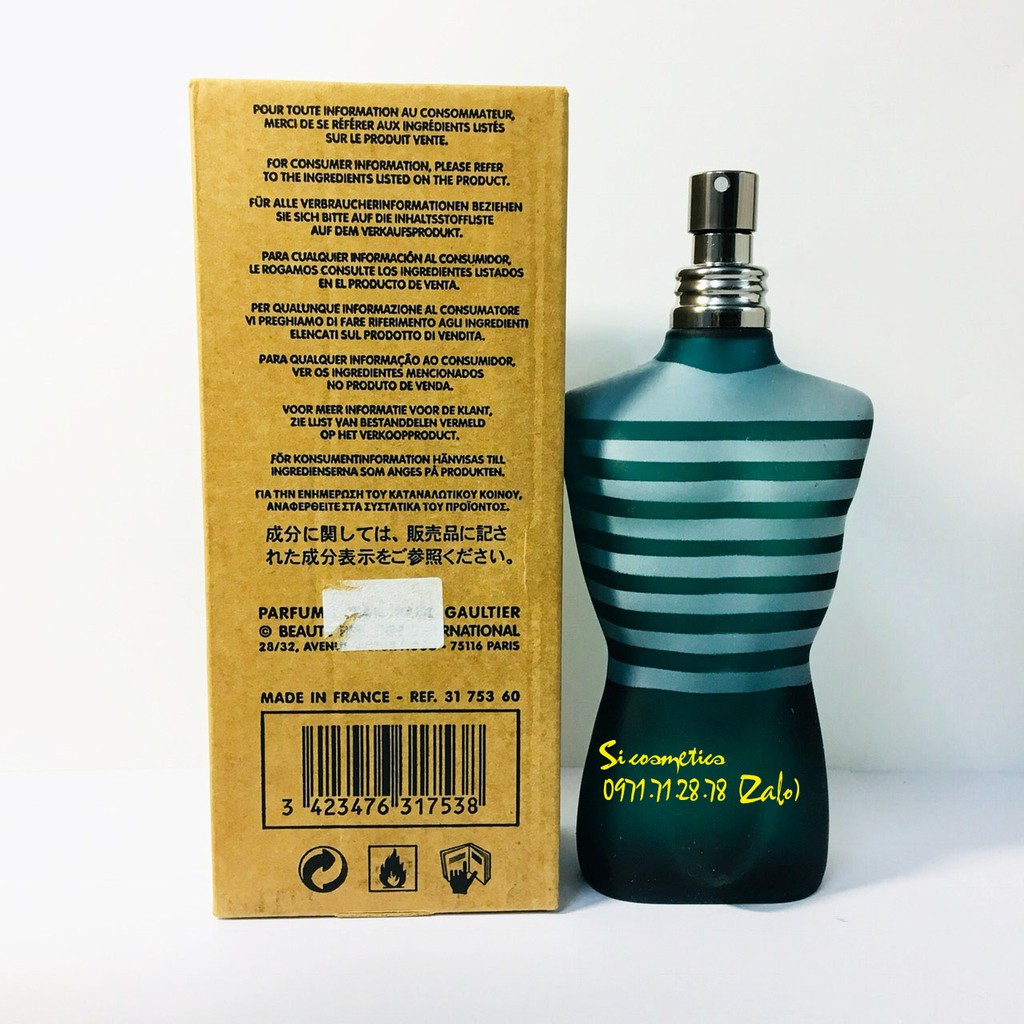 Nước hoa Tester Nam JEAN PAUL GAULTIER LE MALE 125ml