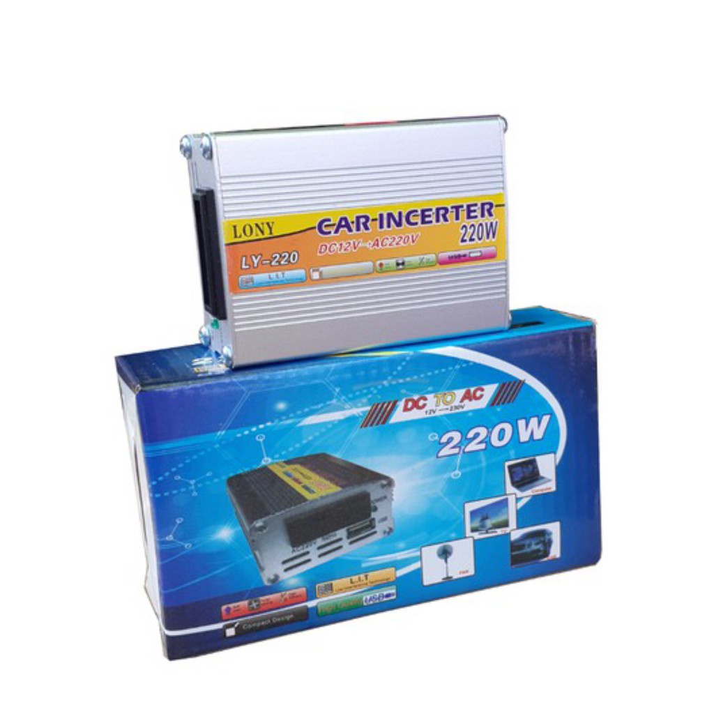 Đổi nguồn 12V-220V 220W