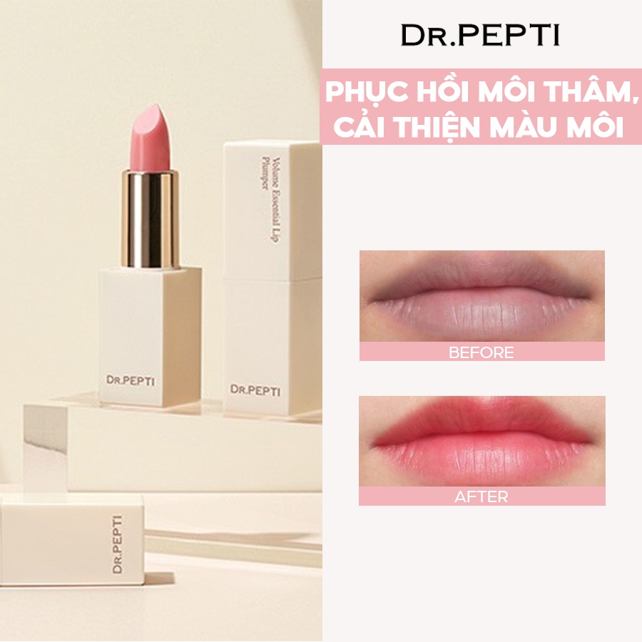 Son Dưỡng Môi Căng Mọng Dr Pepti Volume Essential Lip Plumper 3.3g