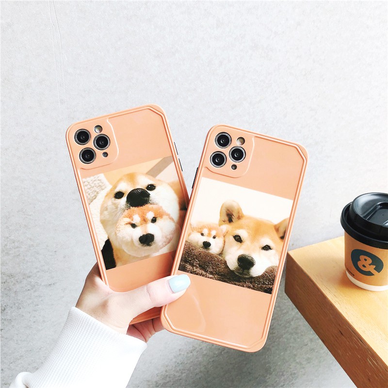 Ốp lưng iphone Shiba dễ thương IMD dày viền nổi 6/6plus/6s/6splus/7/7plus/8/8plus/x/xs/11/12/pro/max/plus/promax