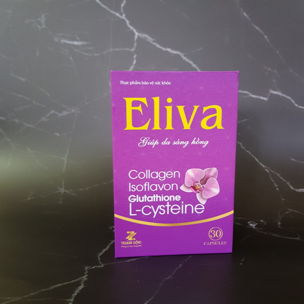 Viên uống trắng da, mờ nám, điều chỉnh nội tiết giảm khô hạn ELIVA .