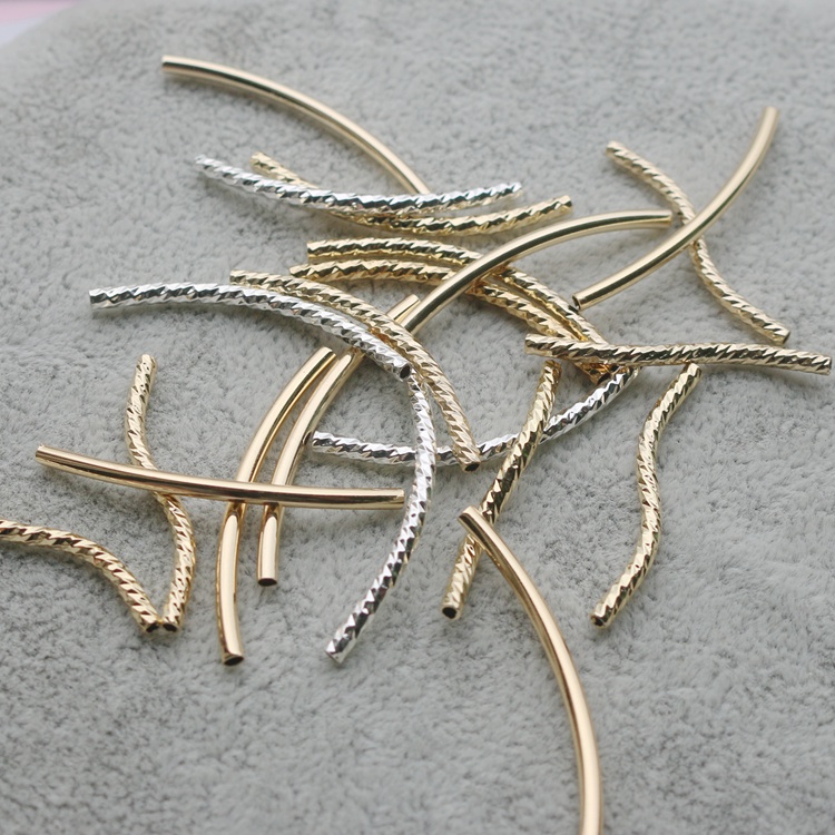 Bộ 10 Ống Đồng 14K Màu Vàng Bạc Đeo Tay/Khuỷu Tay DIY