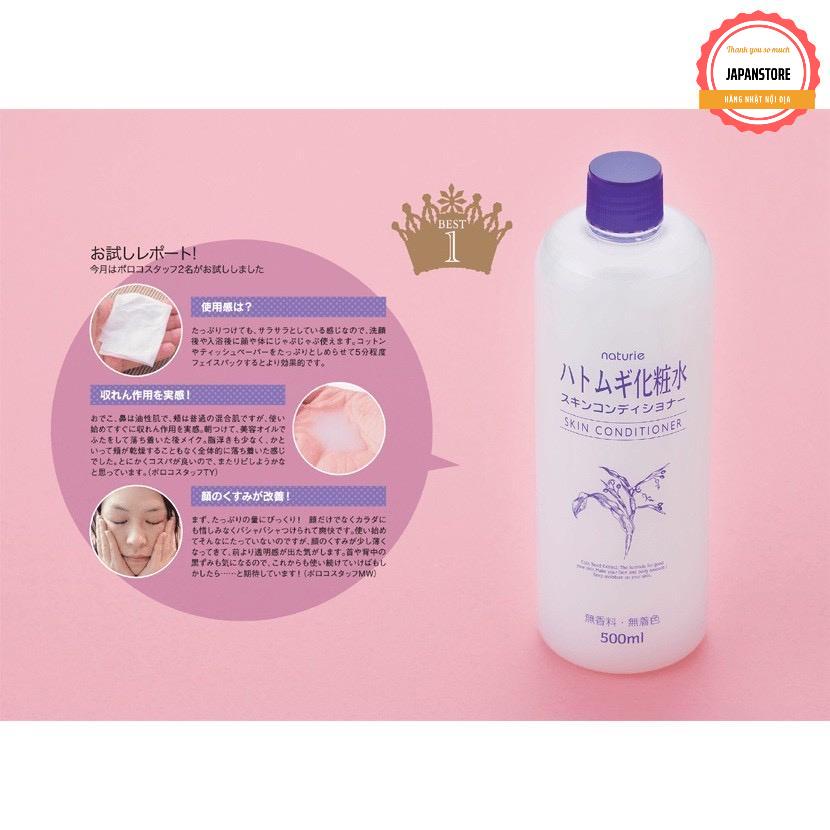 Nước hoa hồng Naturie💖FREESHIP💖Dưỡng da Nhật Bản dưỡng ẩm da cực tốt cho bạn làn da mềm và mọng nước | BigBuy360 - bigbuy360.vn