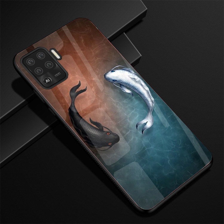 Ốp Lưng OPPO A94 Mặt Kính Cường Lực Cao Cấp Thiết Kế Độc Quyền