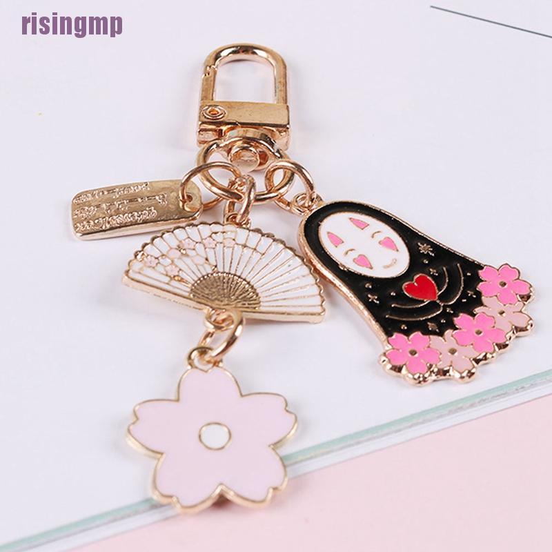 Móc Khóa Kim Loại Hình Vô Diện Hoạt Hình Sakura