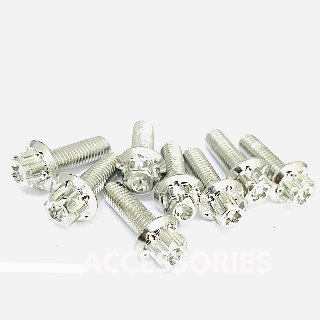 Ốc Salaya Inox 304 Cao Cấp 6li20 Trụ Gắn Cùm Tay Côn Tay Ga Sonic Satria Raider... PKPH