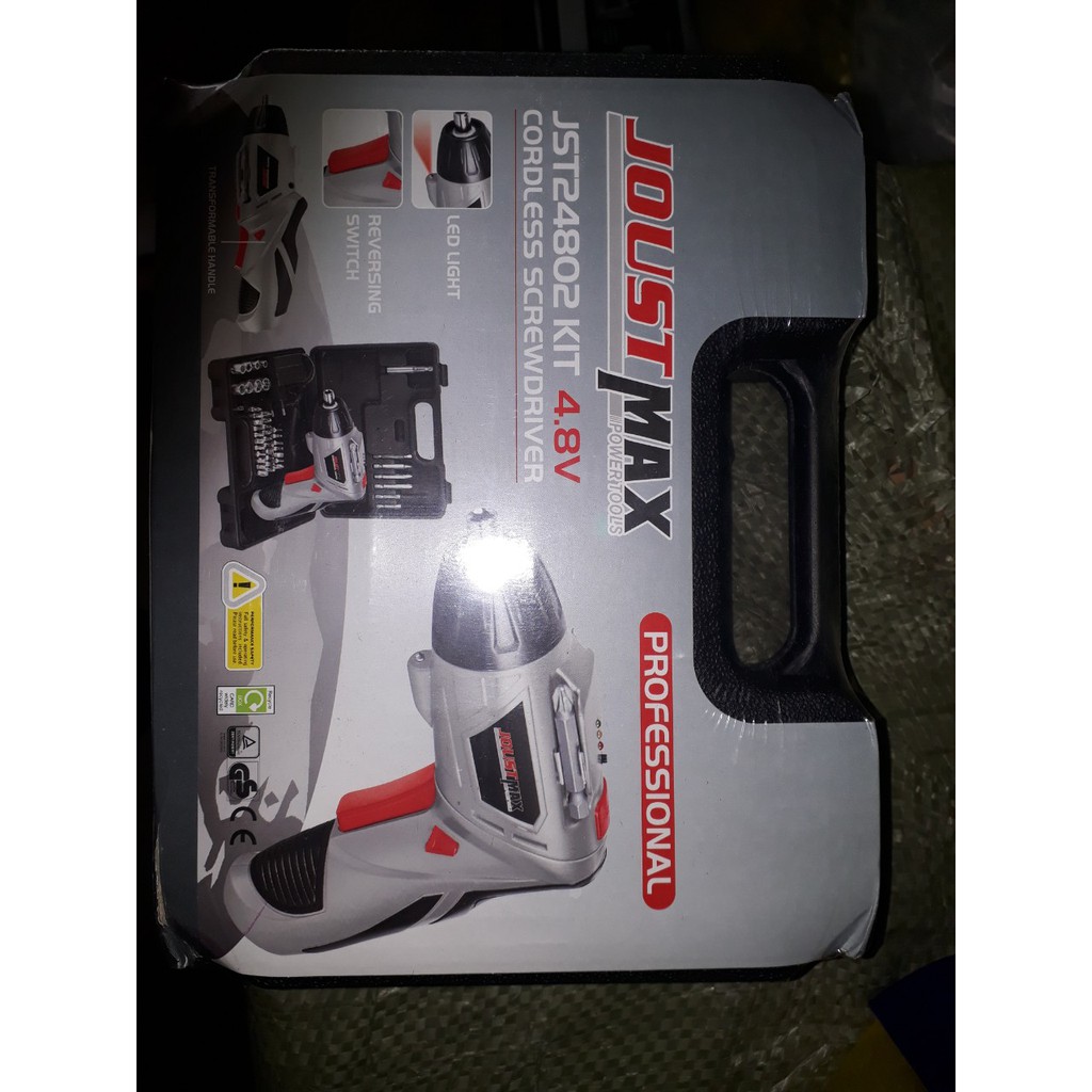 Bộ Máy Khoan và vặn ốc vít  45 Chi Tiết Có Sạc Tích Điện JOUST MAX