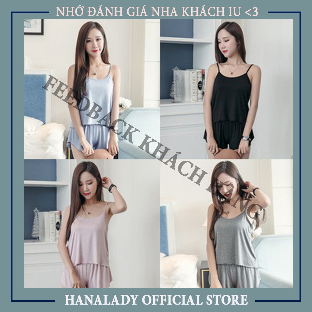 Đồ ngủ nữ -Bộ ngủ 2 dây thun cotton cao cấp siêu mềm mịn thoáng mát thoải mái mặc tại nhà, bộ đồ ngủ, bộ ngủ nữ  V409 | BigBuy360 - bigbuy360.vn