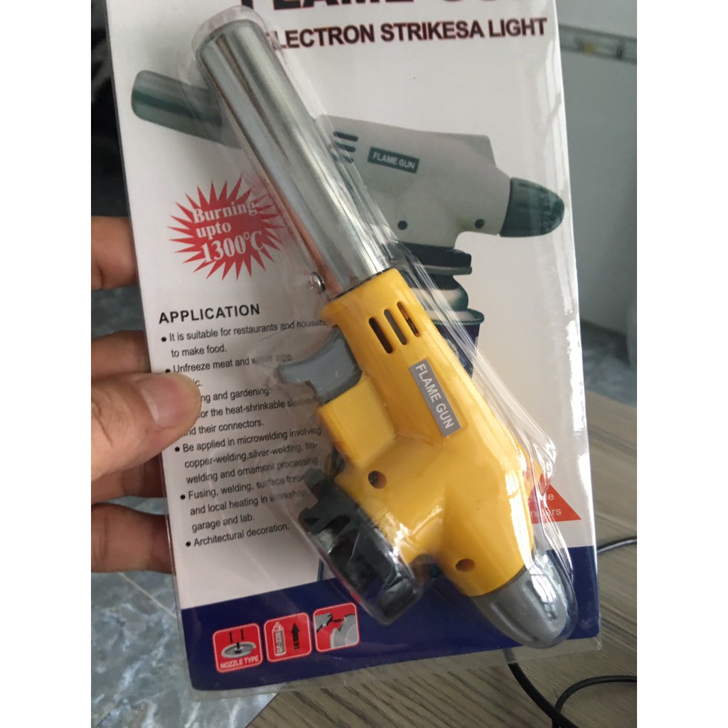súng Khò Gas Điện Tử Cầm Tay Sử Dụng Bình Ga Mini 920