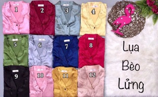 ( Freesize Lụa ) Đồ Bộ Pijama Lụa viền bèo - Tay Ngắn Quần Lửng