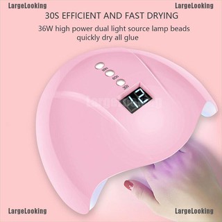 Đèn Led UV 12 Bóng 36W Hong Khô Sơn Móng Tay Kèm Cáp USB
