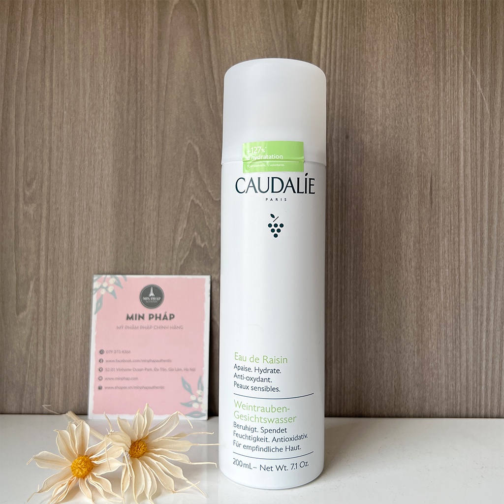 Xịt Khoáng Caudalie Chiết Xuất Nho Cấp Nước, Dưỡng Ẩm Da 200ml