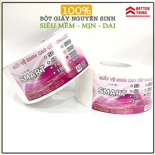 Giấy vệ sinh cuộn lớn 700 gram 2 lớp - giấy cuộn lớn 700gr - siêu dẻo, siêu mềm - 100% bột giấy nguy