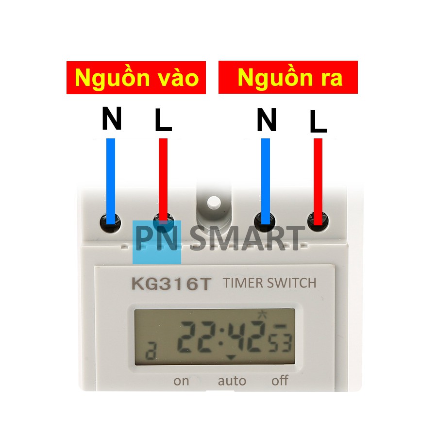 Bộ hẹn giờ công suất cao KG316T - sử dụng biến áp chuẩn