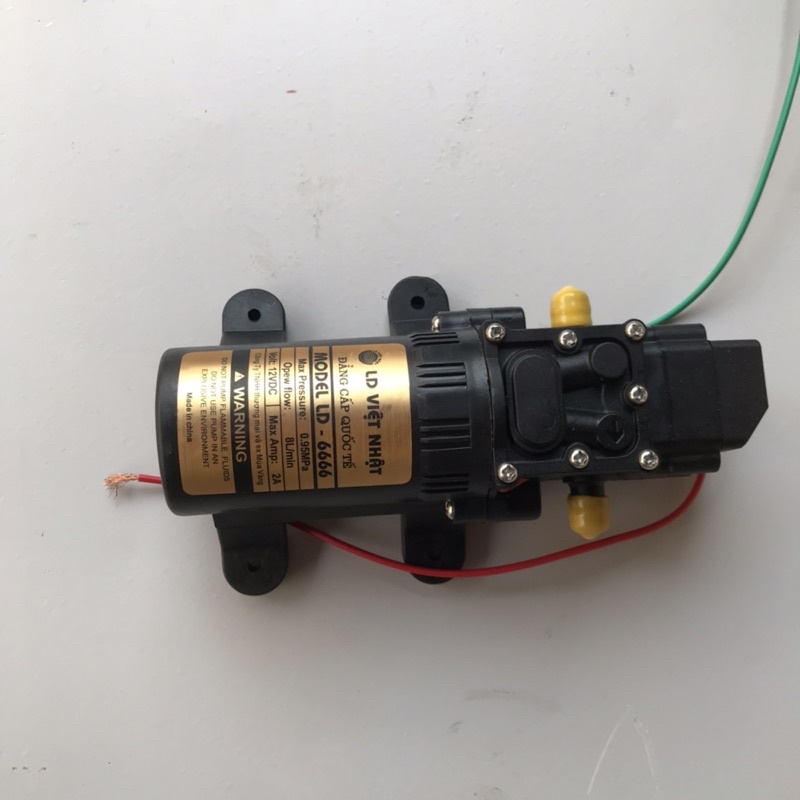Máy bơm tăng áp mini 12V- Bơm phun sương động cơ 775 siêu khoẻ