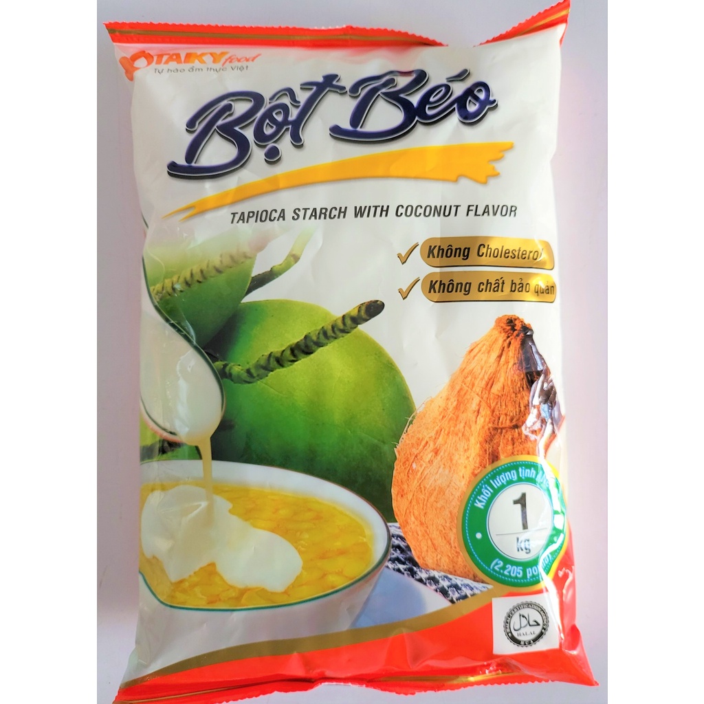 [Gói lớn 1Kg] BỘT BÉO [VN] TÀI KÝ Tapioca Starch with Coconut Flavor (halal)