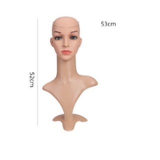 Đầu manocanh nữ màu da