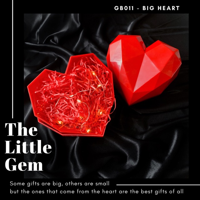 Hộp quà trái tim độc lạ Big Heart tặng 14/2 Valentine, 8/3, 20/10, 20/11, Noel, Sinh nhật | BigBuy360 - bigbuy360.vn