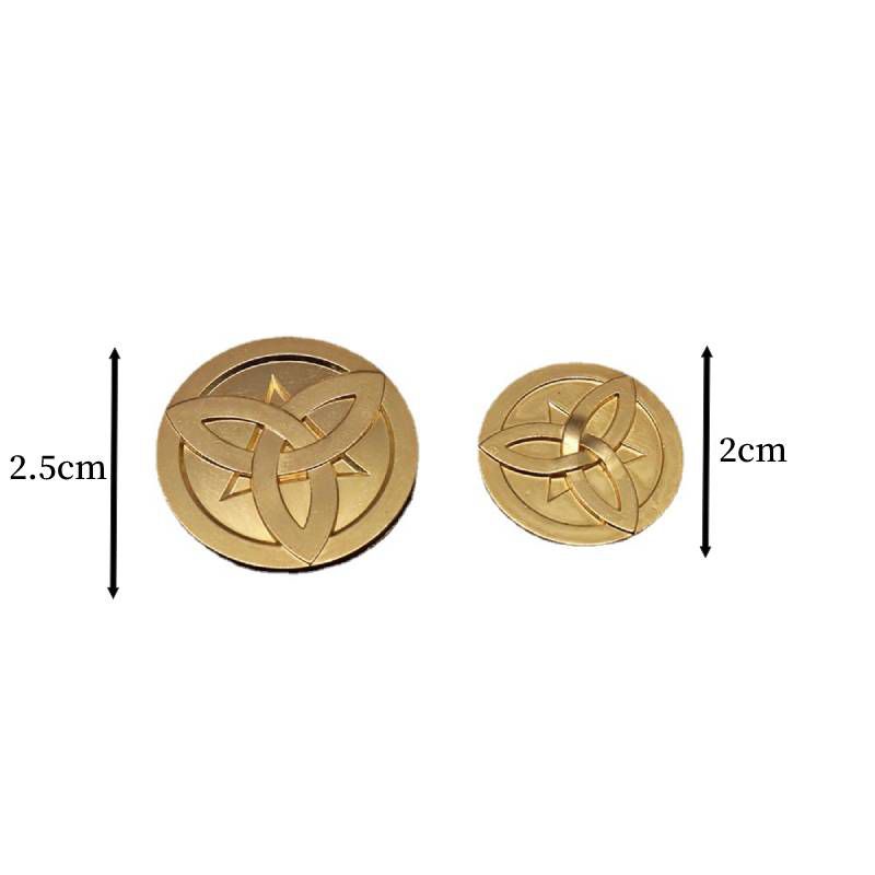 NEW Genshin Impact Gold Mora Coin Morax Cosplay Prop Accessories animation game gold plated Mora game currency