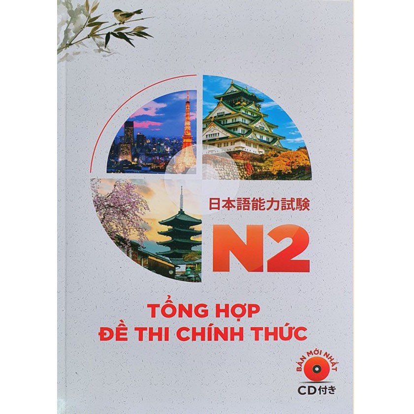 Sách Tiếng Nhật - Tổng Hợp Đề Thi Chính Thức N3 - N2 - N1 Kèm CD In Màu ( Lẻ Tùy Chọn )