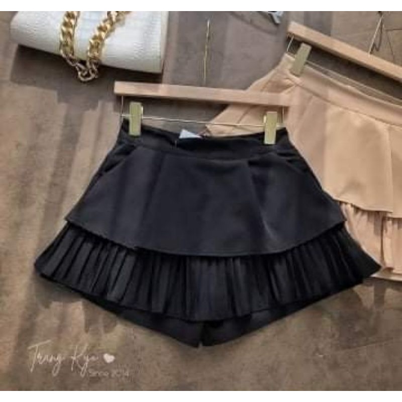 )HOT🌿HOT🌿HOT(Chân váy hai tầng xoè kéo khoá có quần bên trong đủ size SML 🌿 | BigBuy360 - bigbuy360.vn