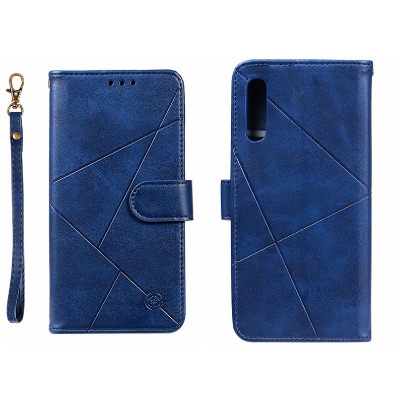 For Samsung A7 2018 M20 M10 A10 A30s A50s A50 A70 Plain weave Geometric figure leather case | BigBuy360 - bigbuy360.vn