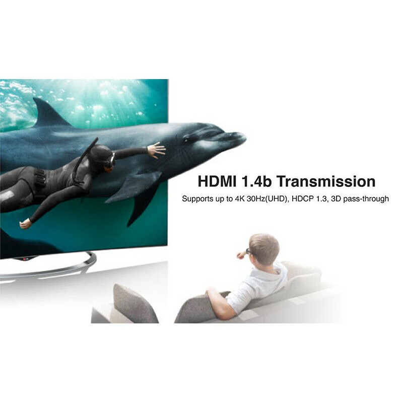 Bộ Gộp HDMI 3 vào 1 - KVM HDMI 3 vào 1 ra Unitek V1111A V1.4 4K