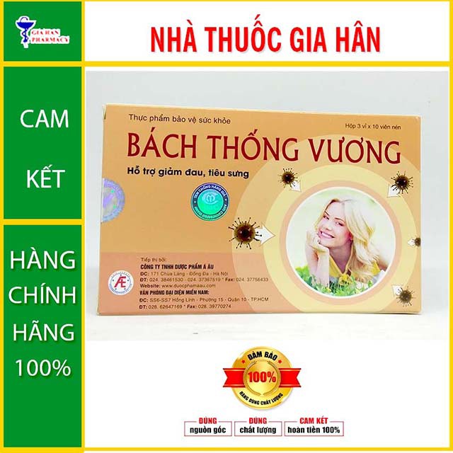 Bách Thống Vương - Hỗ Trợ Giảm Đau, Tiêu Sưng