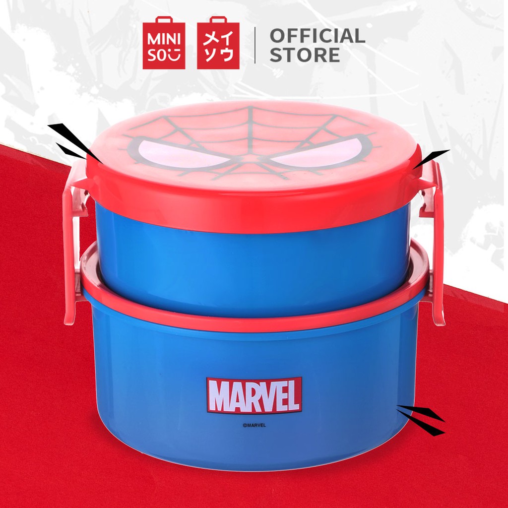 Hộp cơm bento Miniso họa tiết Marvel 500ml