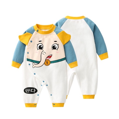 [Vải cao cấp] Body Dài Tay cho Bé  mẫu quần áo trẻ em sơ sinh hình Thú chất Thun Lạnh Mềm Mịn từ 3-12kg